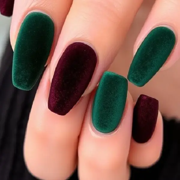 Dark Velvet Nails Nail Extension Designs

