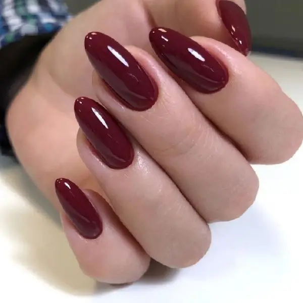 Classic Red Nail Extensions 